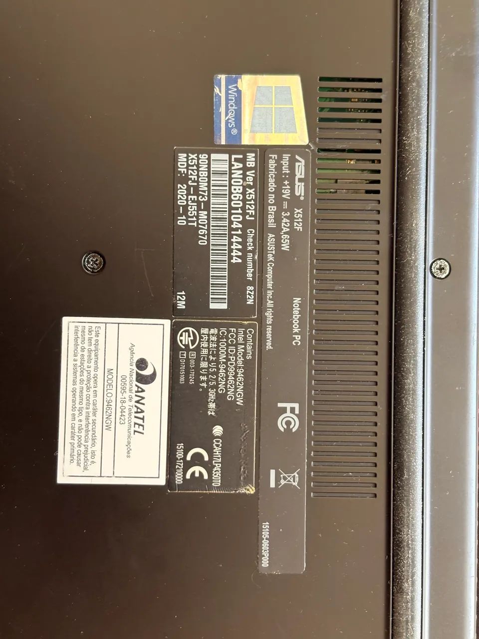Notebook Asus VivoBook - X512FJ - Ótimo estado  - Foto 4