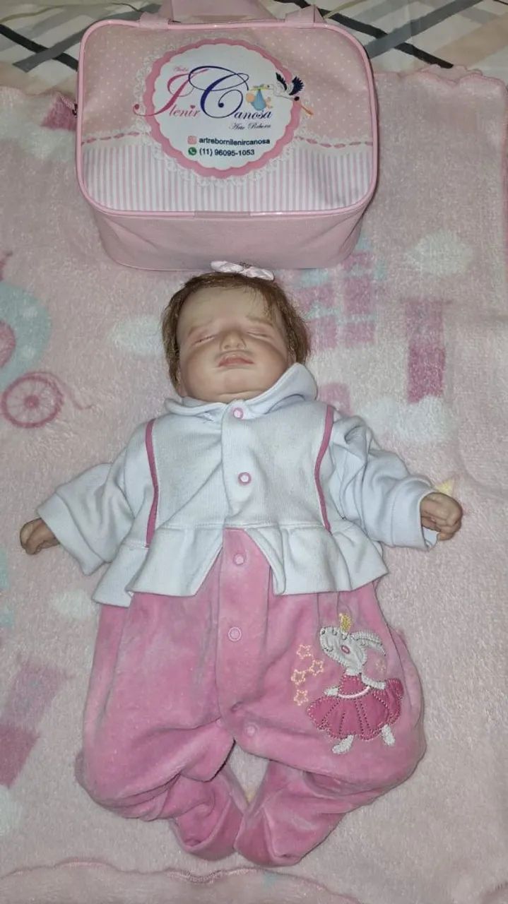 Bebe reborn Rosalie original (com kit) - Foto 2