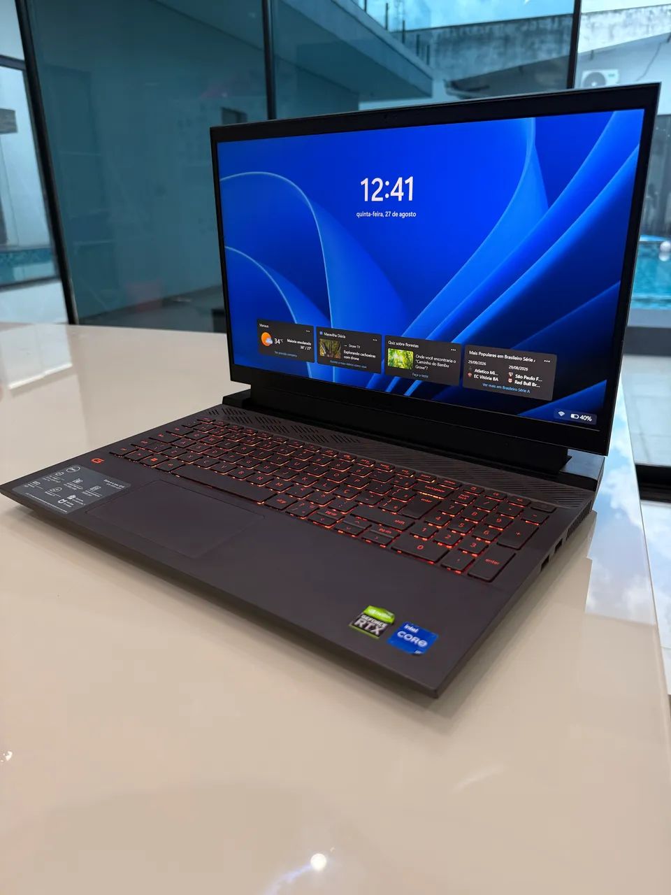 Notebook Gamer Dell G15 (Estado de Novo) | i5 12ª Geração | RTX 3050 | SSD 512GB