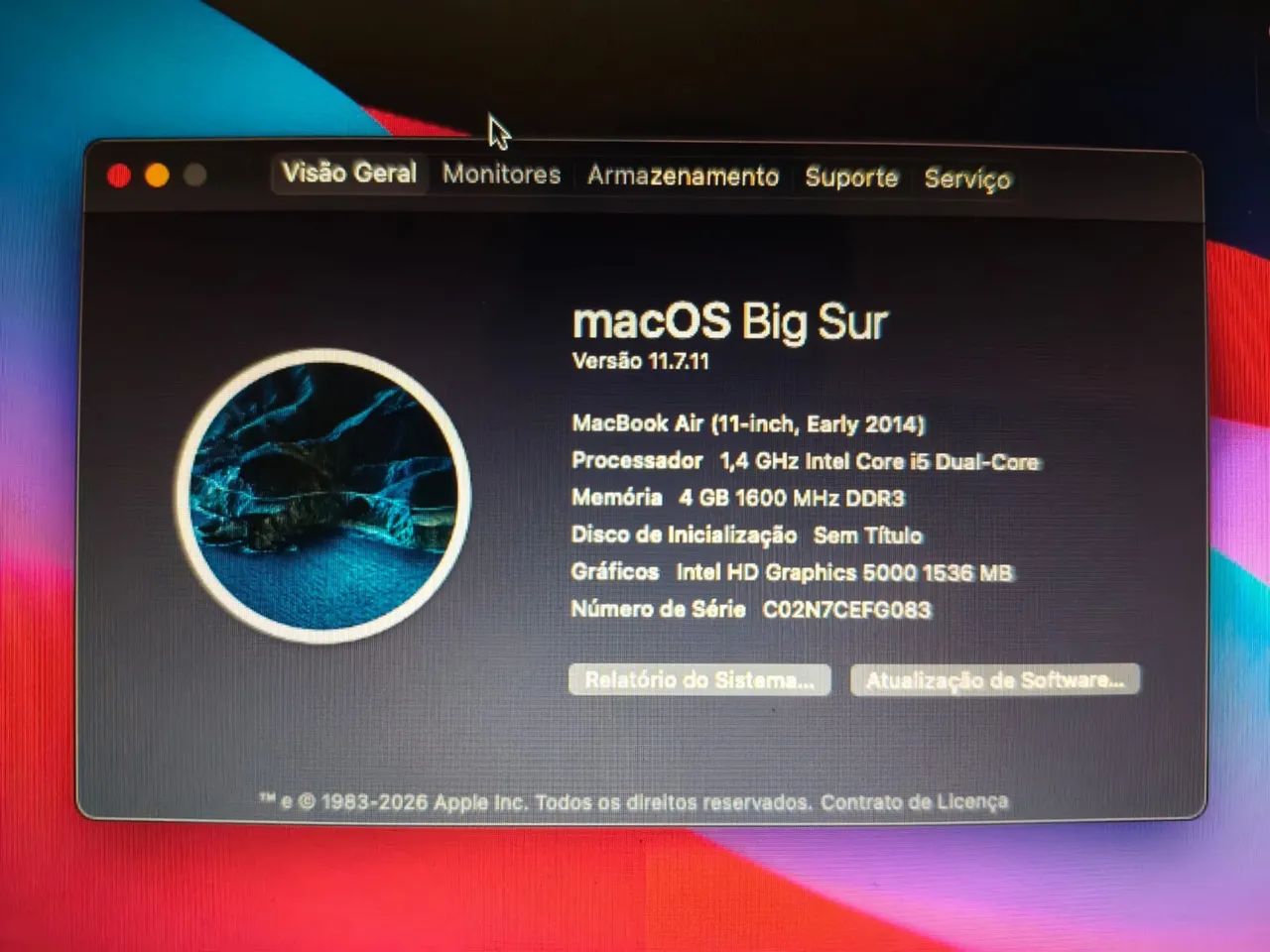 MACBOOK AIR - 2014 / Intel core i5 / bateria 5h/ excelente estado + bolsa  - Foto 2