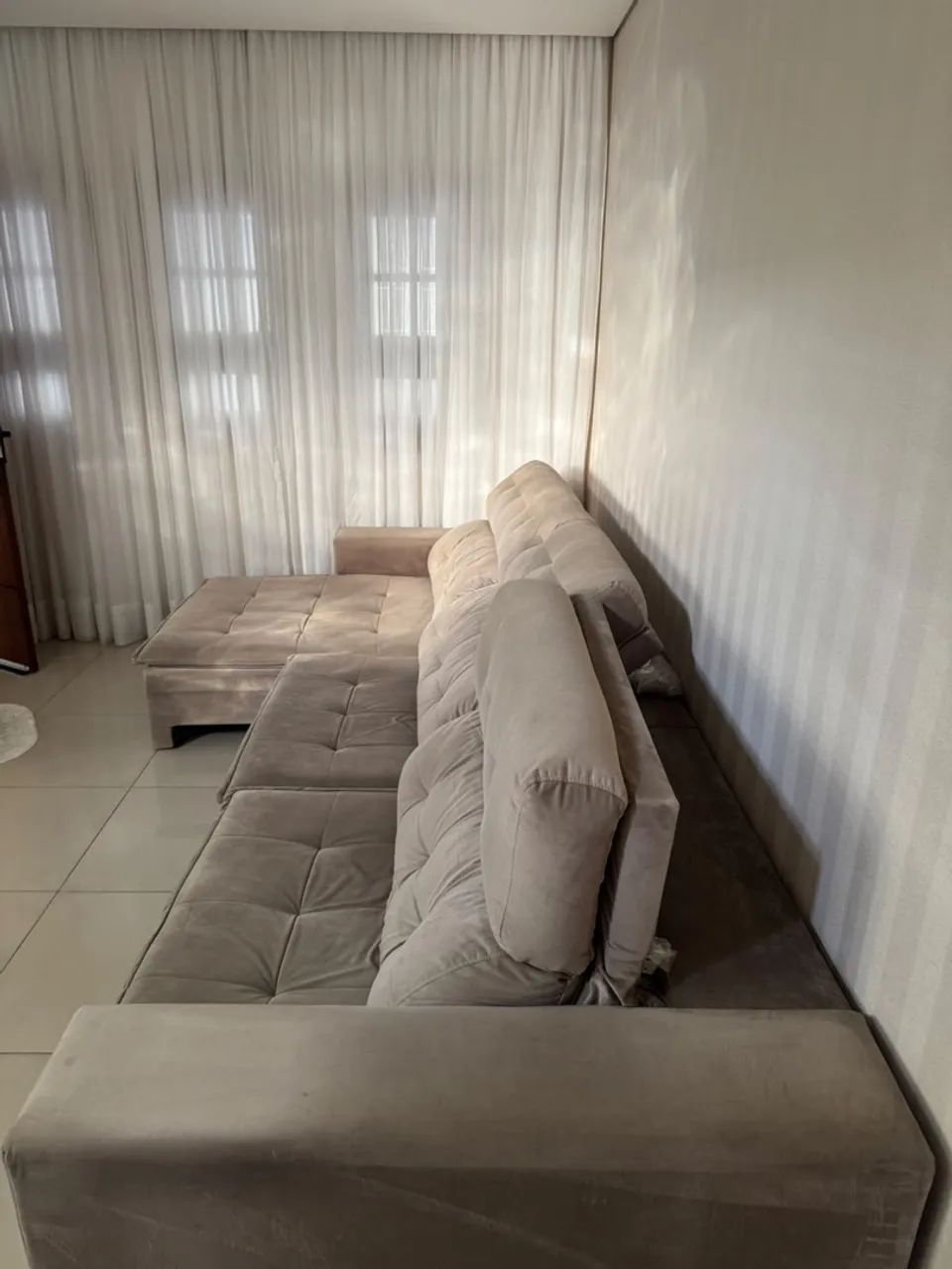SOFÁ RETRÁTIL E RECLINÁVEL - 3,50 - Foto 2