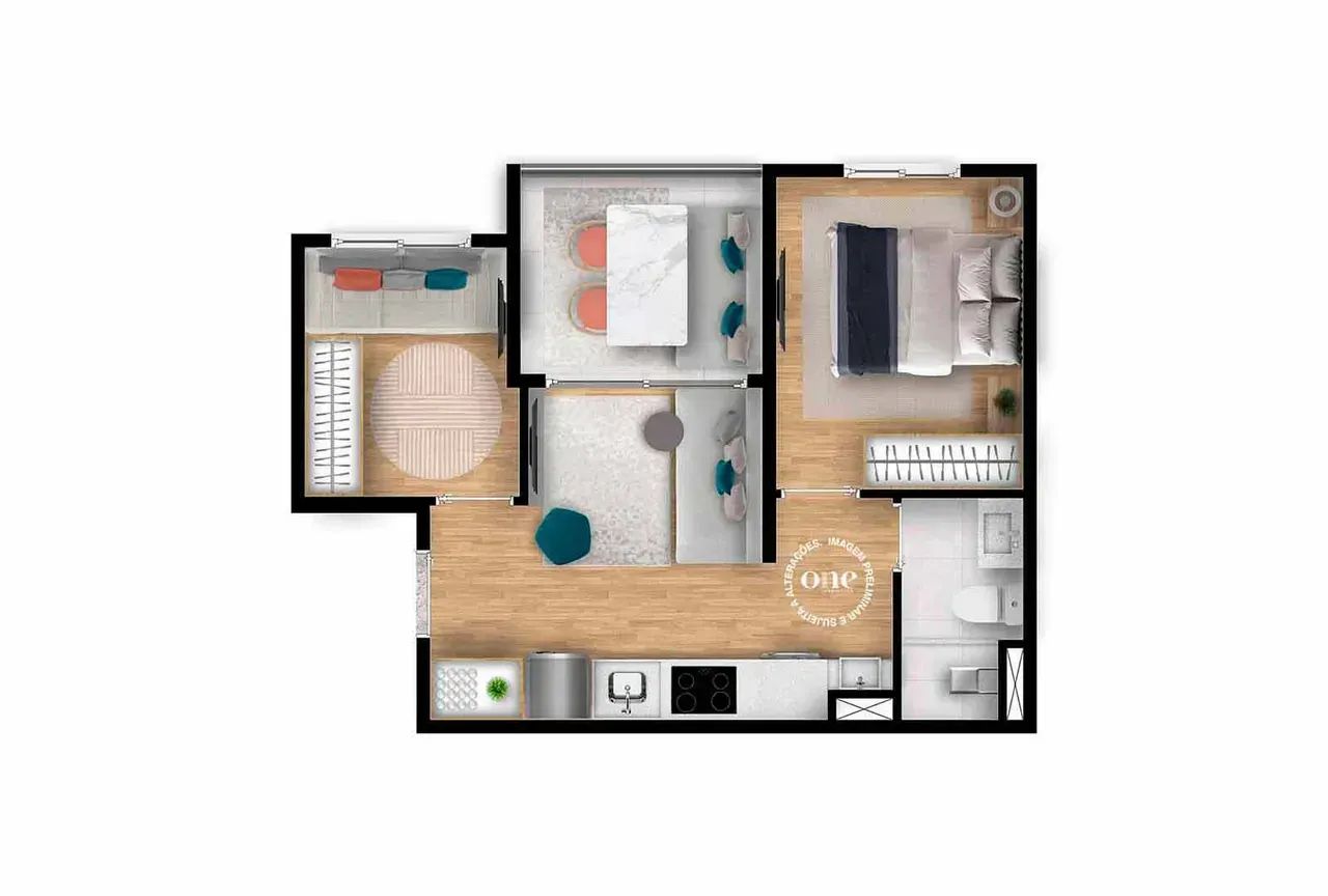 APARTAMENTO VENDA COM 38M² 2 DORMITÓRIOS E VARANDA - PRÓXIMO A AV JABAQUARA E METRÔ CONCEI - Foto 3