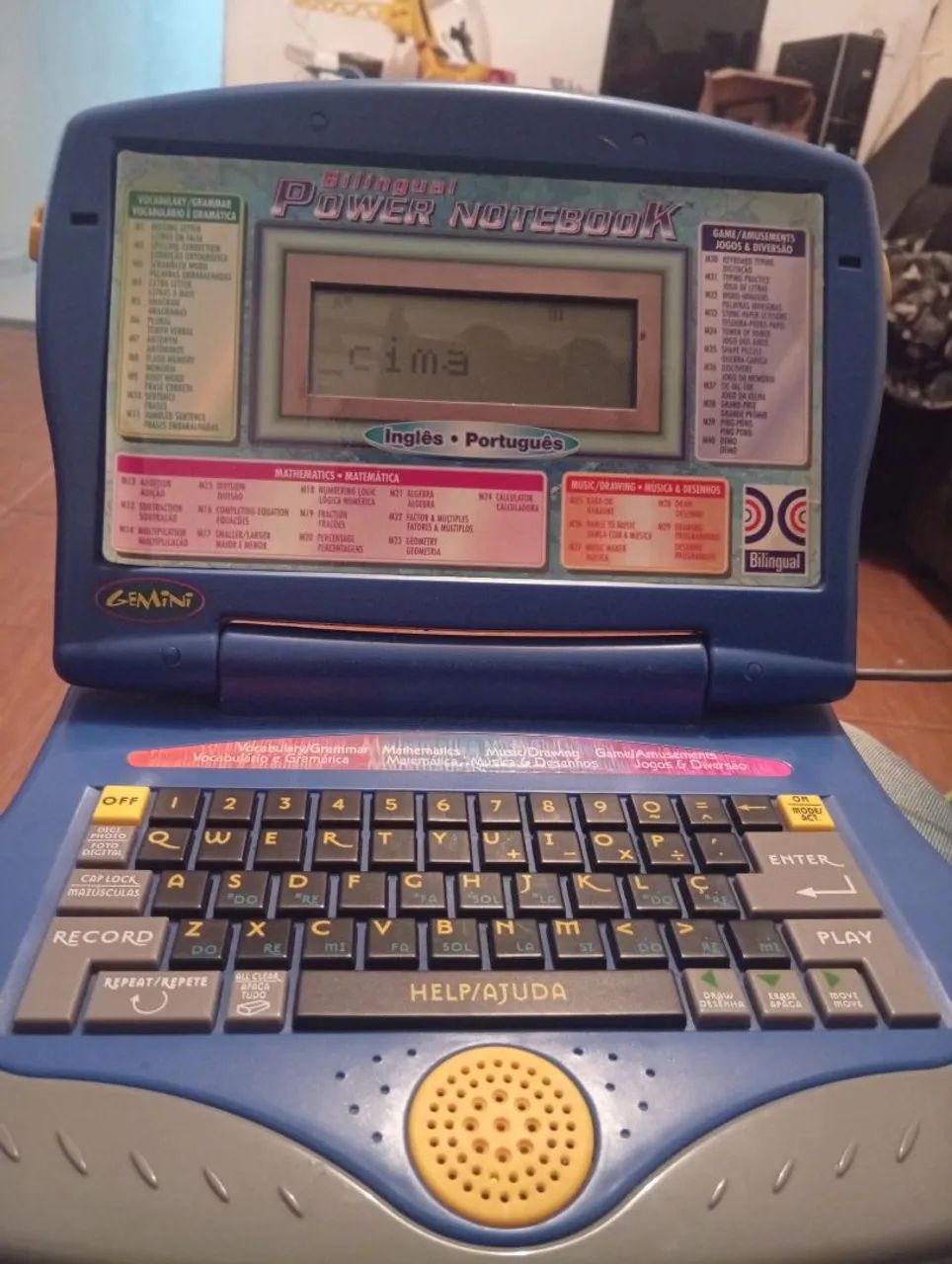 notebook power bilingue