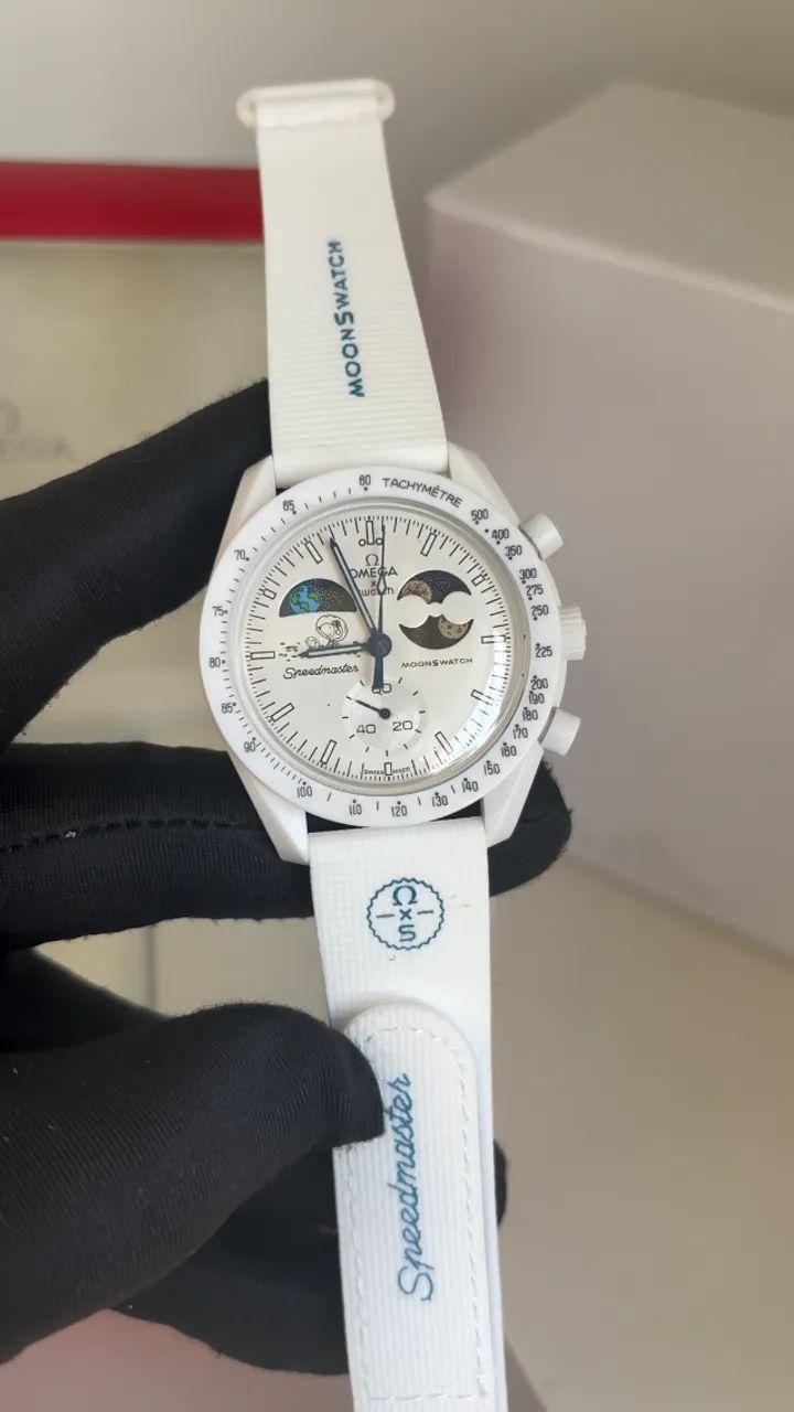 Relógio Omega MonnSwatch 42mm - Foto 3