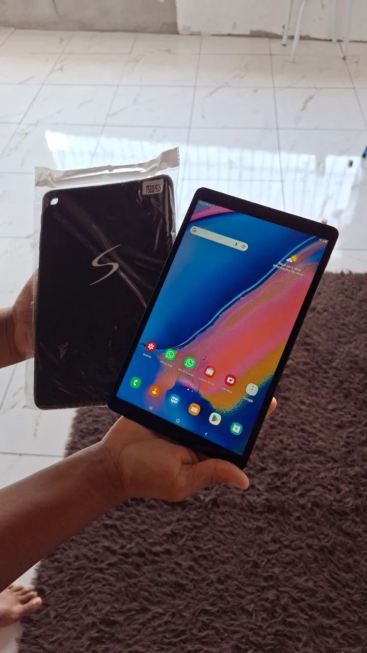 Tablet Samsung Tab A 10 polegadas 32Gbs Pega chip faz ligacao vai com capa NOVA - Foto 2