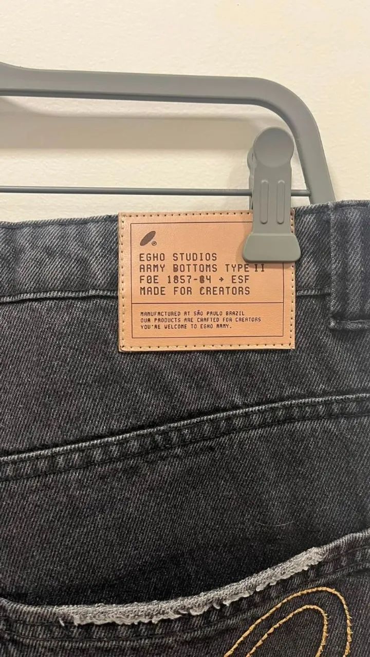 calça egho studios guerrilha denim - Foto 4