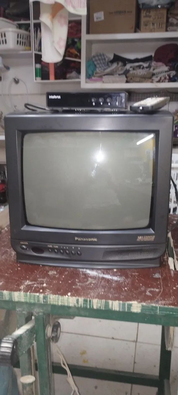Tv Panasonic 14"verdadeira reliquia