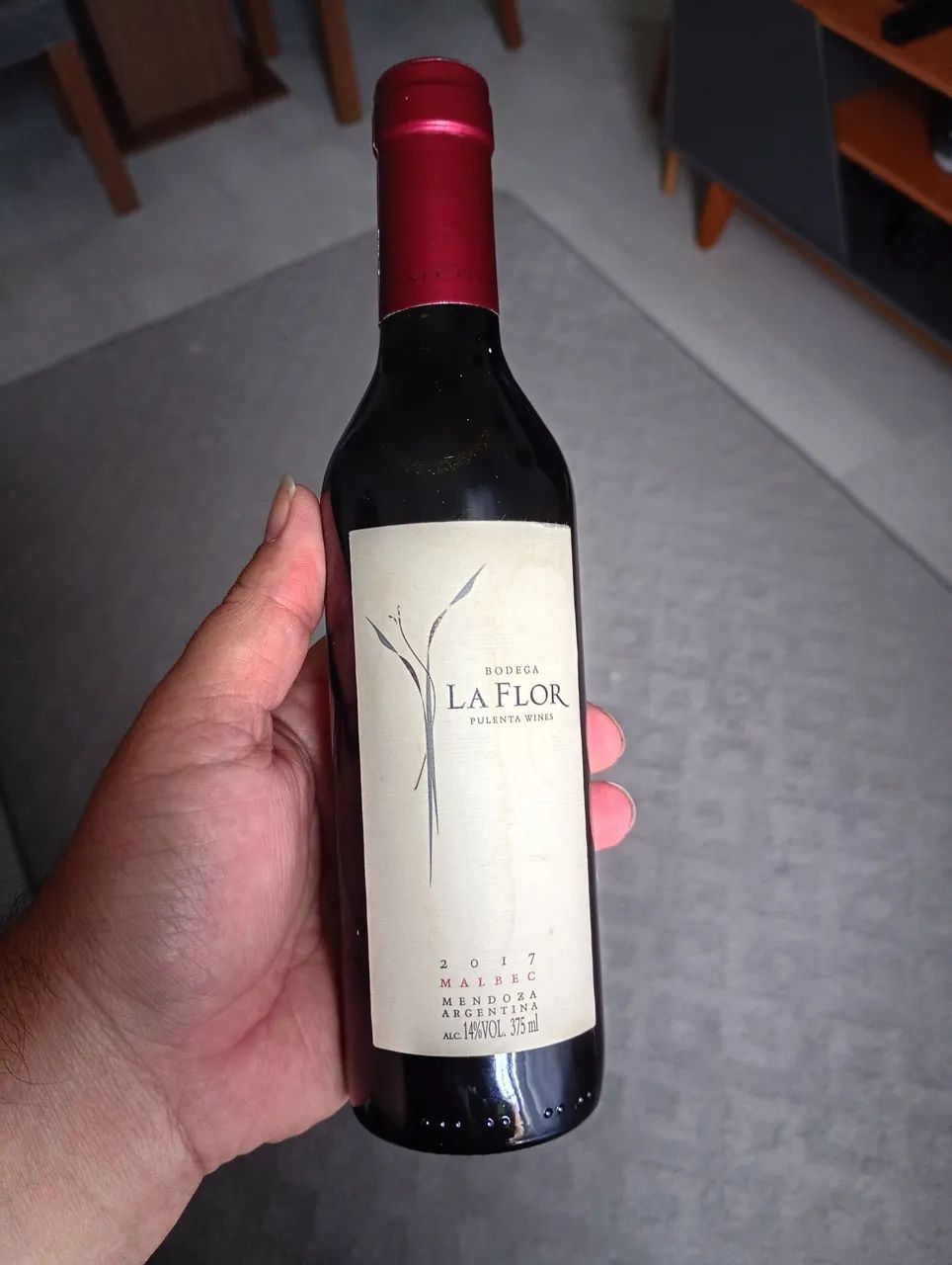 Vinho La Flor de Pulenta Malbec 2017