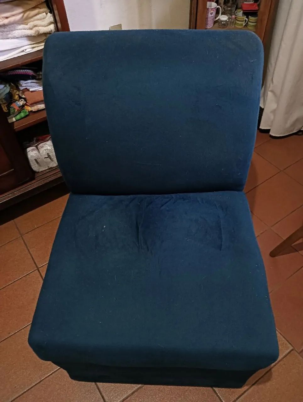 Poltrona usada com avaria 