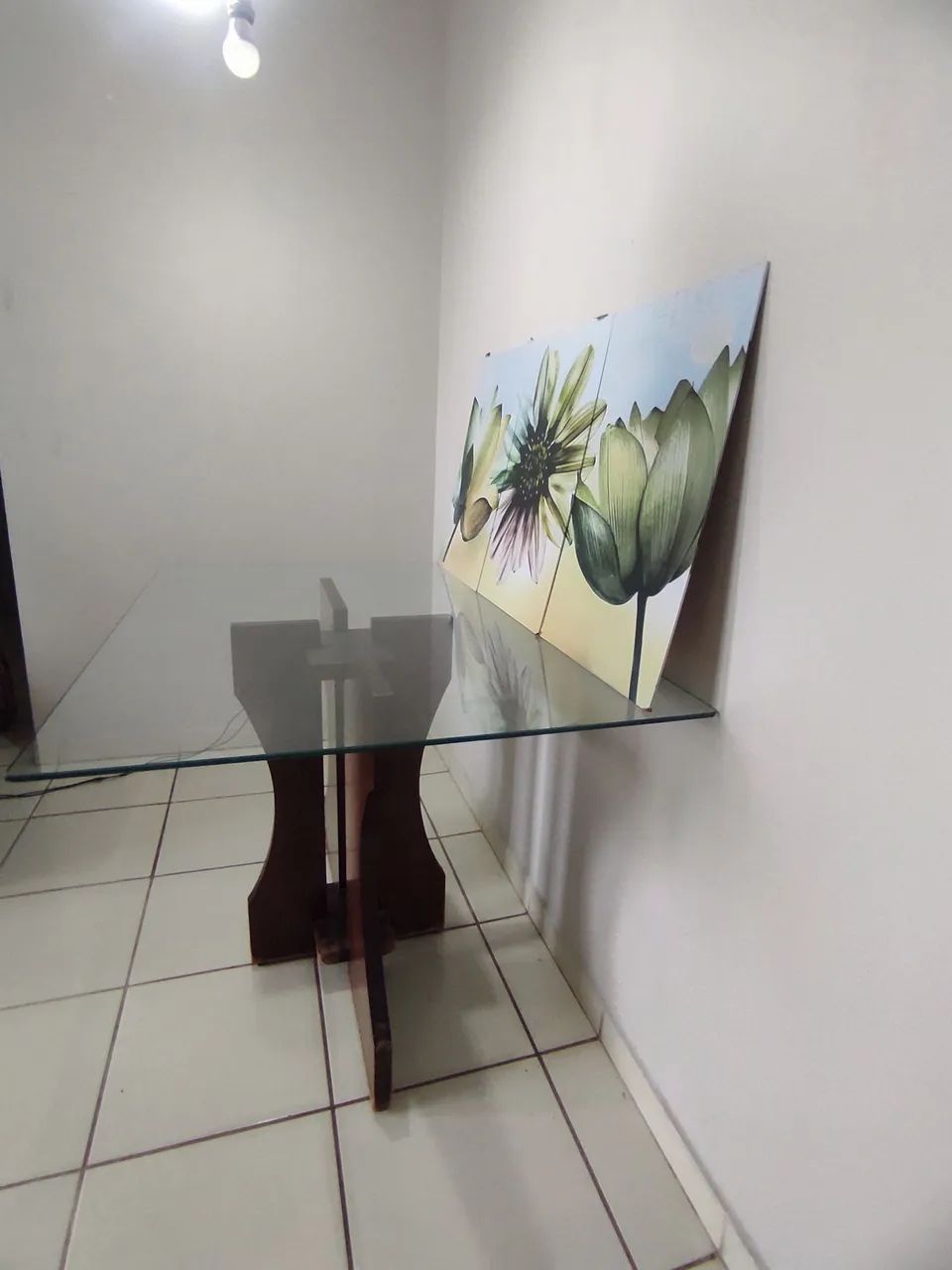 Mesa de vidro grande . VENDO  - Foto 2