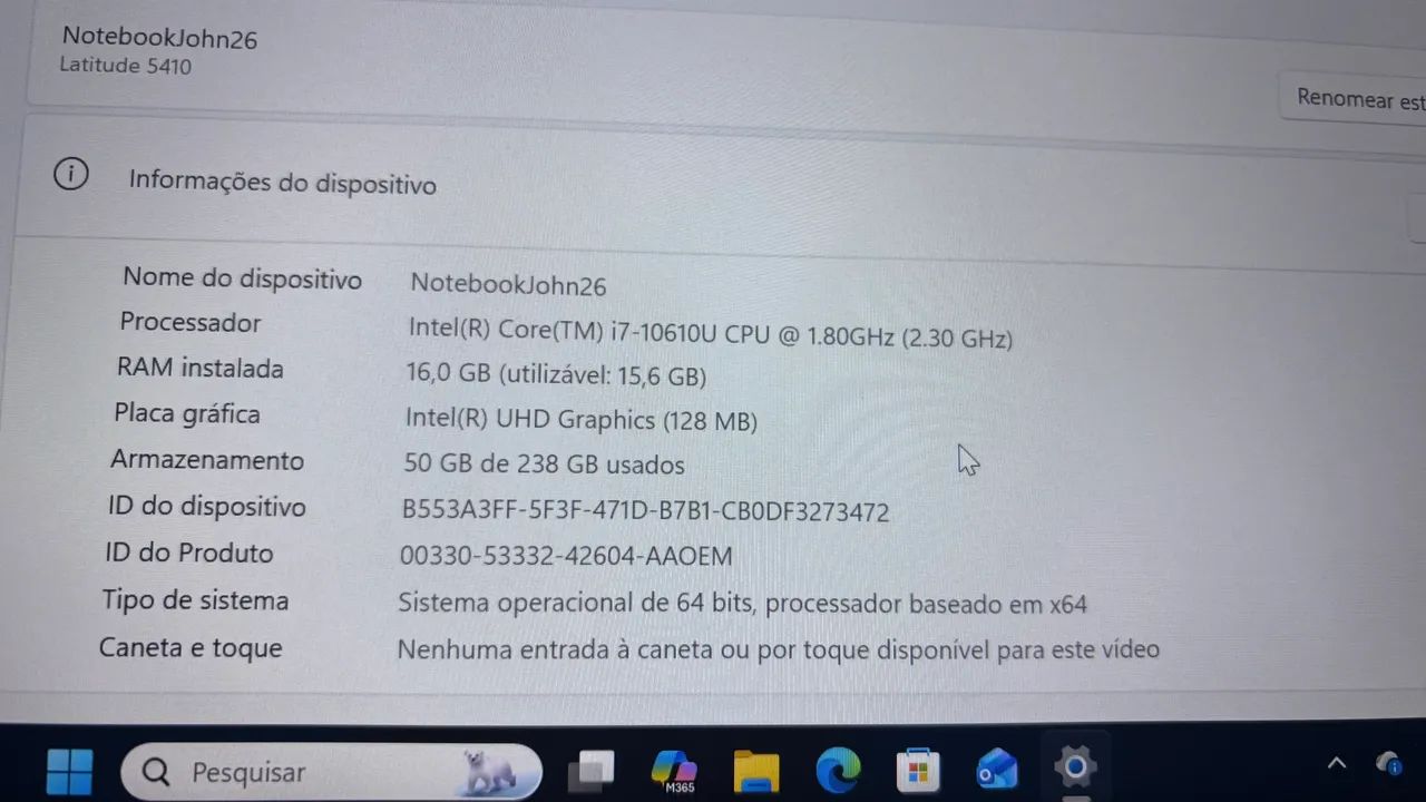 Notebook Dell Latitude 5410 | Core i7, 16GB RAM, 256GB SSD, Windows 11 Pro - Foto 5