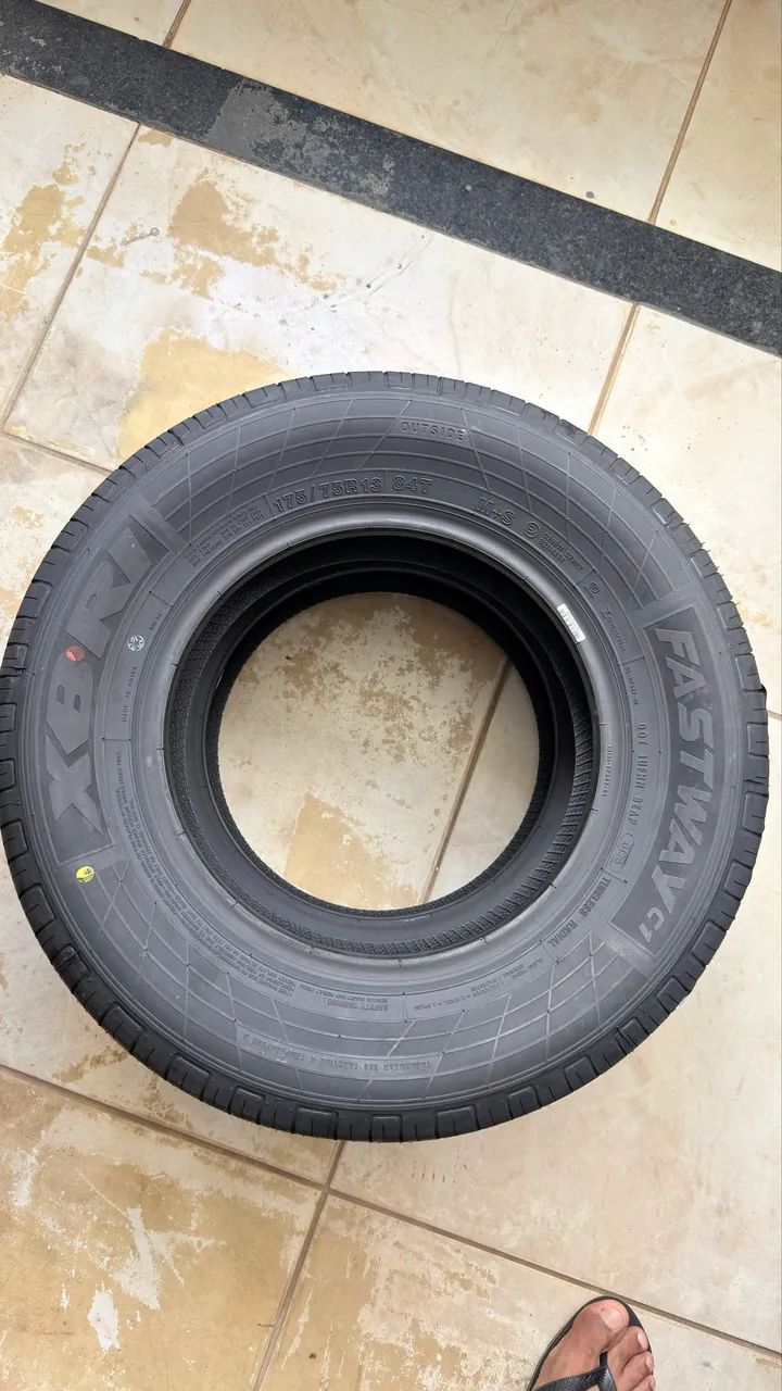 Vendo par de pneus aro 13 - Foto 2