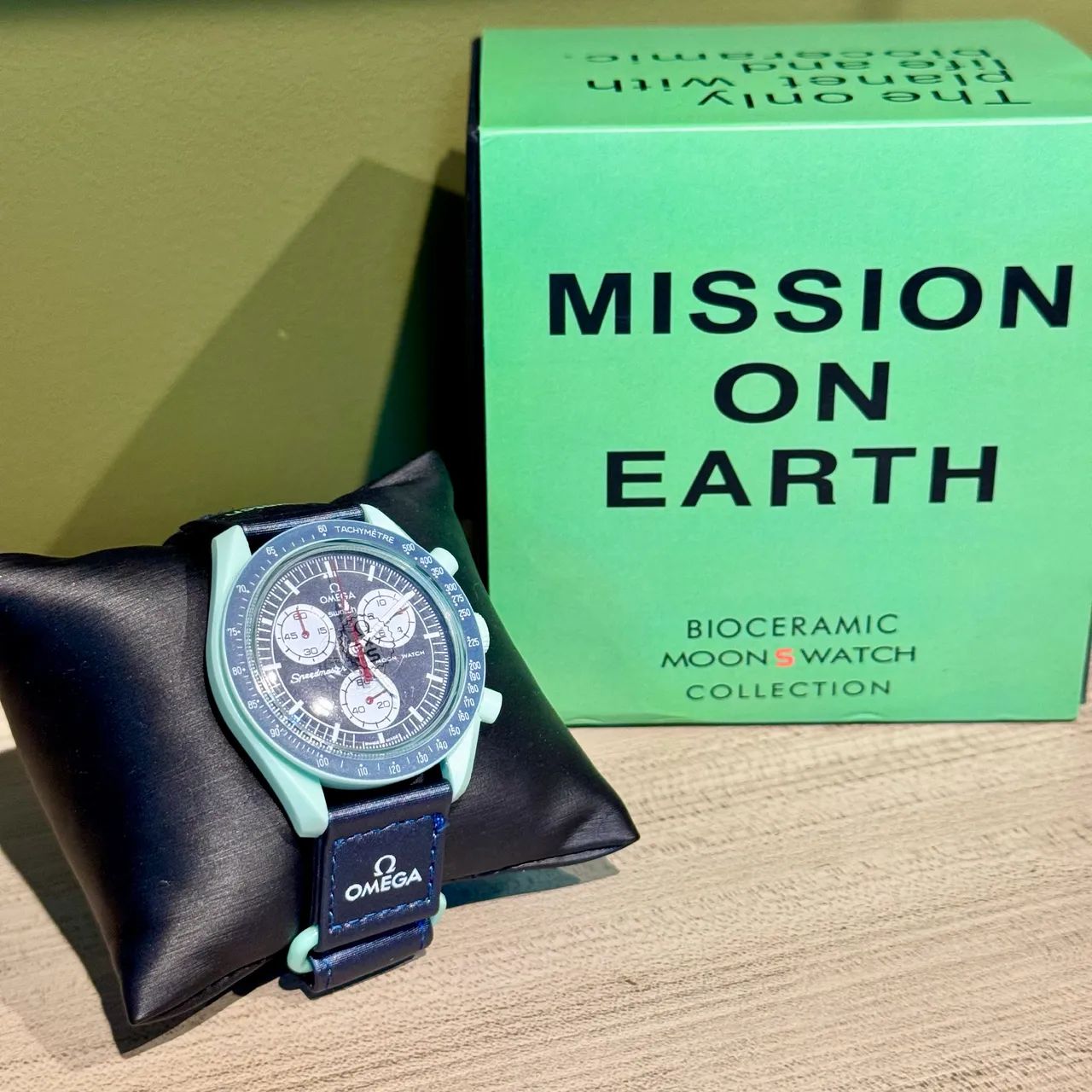 Relógio Moonswatch Mission On Earth (Novo Completo)