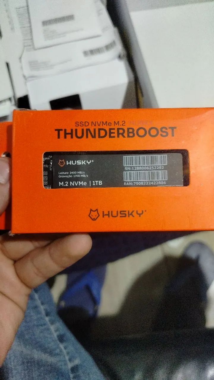 SSD 1TB HUSKY NVMe M.2 THUNDERBOOST LETIRA 2400/S GRAVAÇÃO 1700/S - Foto 3
