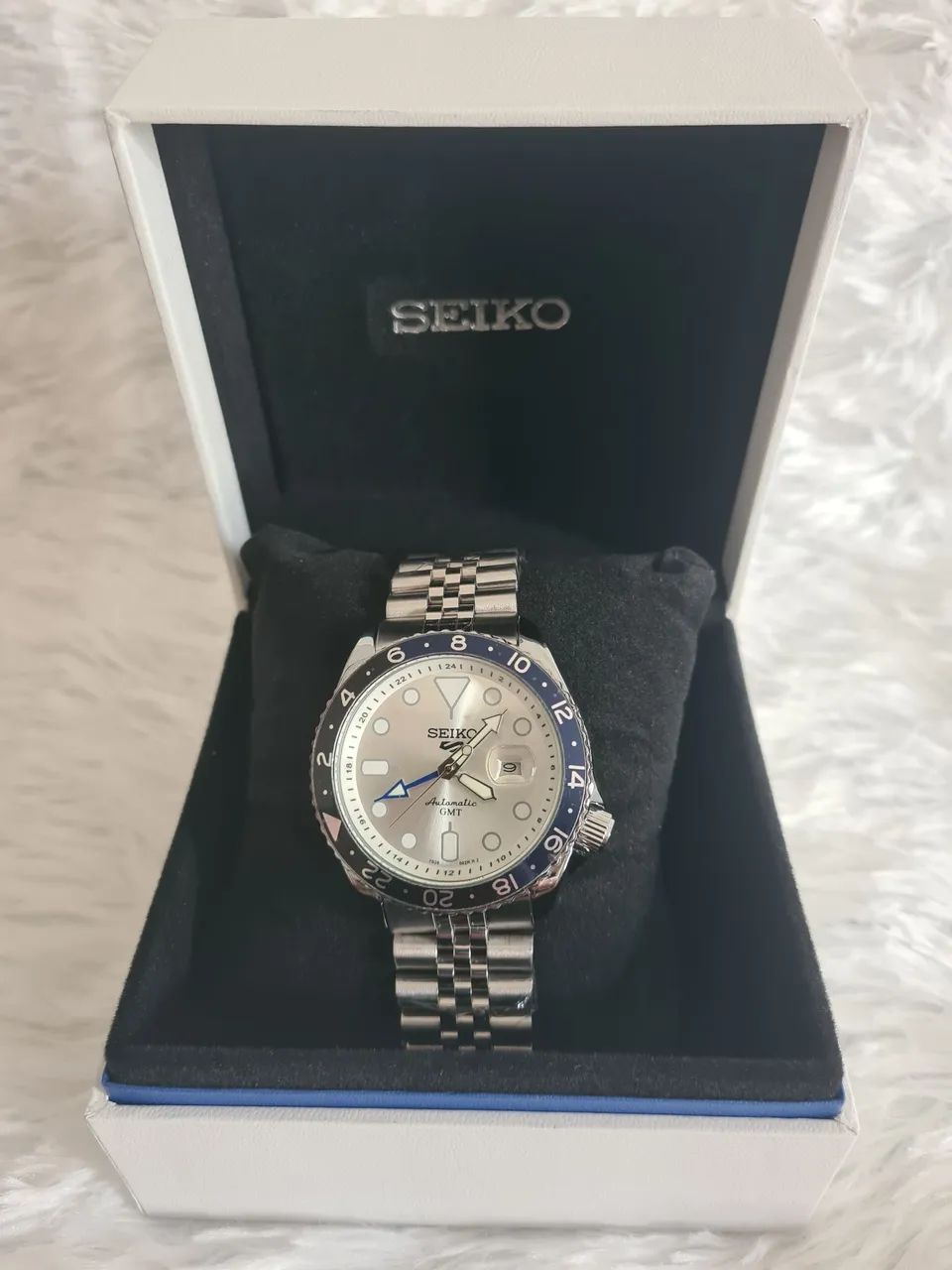 RELÓGIO SEIKO GMT PRATA - AUTOMÁTICO - FAÇA SUA OFERTA