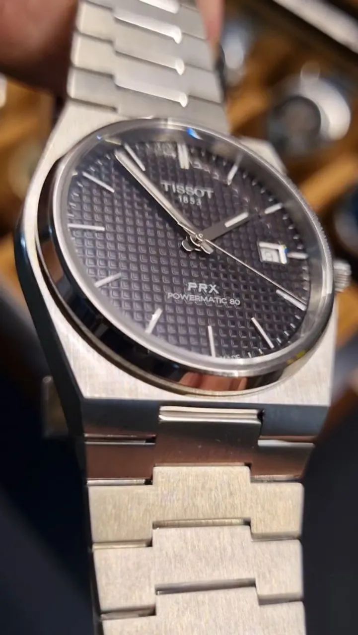 Relógio Tissot PRX Automático (Powermatic 80) 40mm - Preto - Foto 5