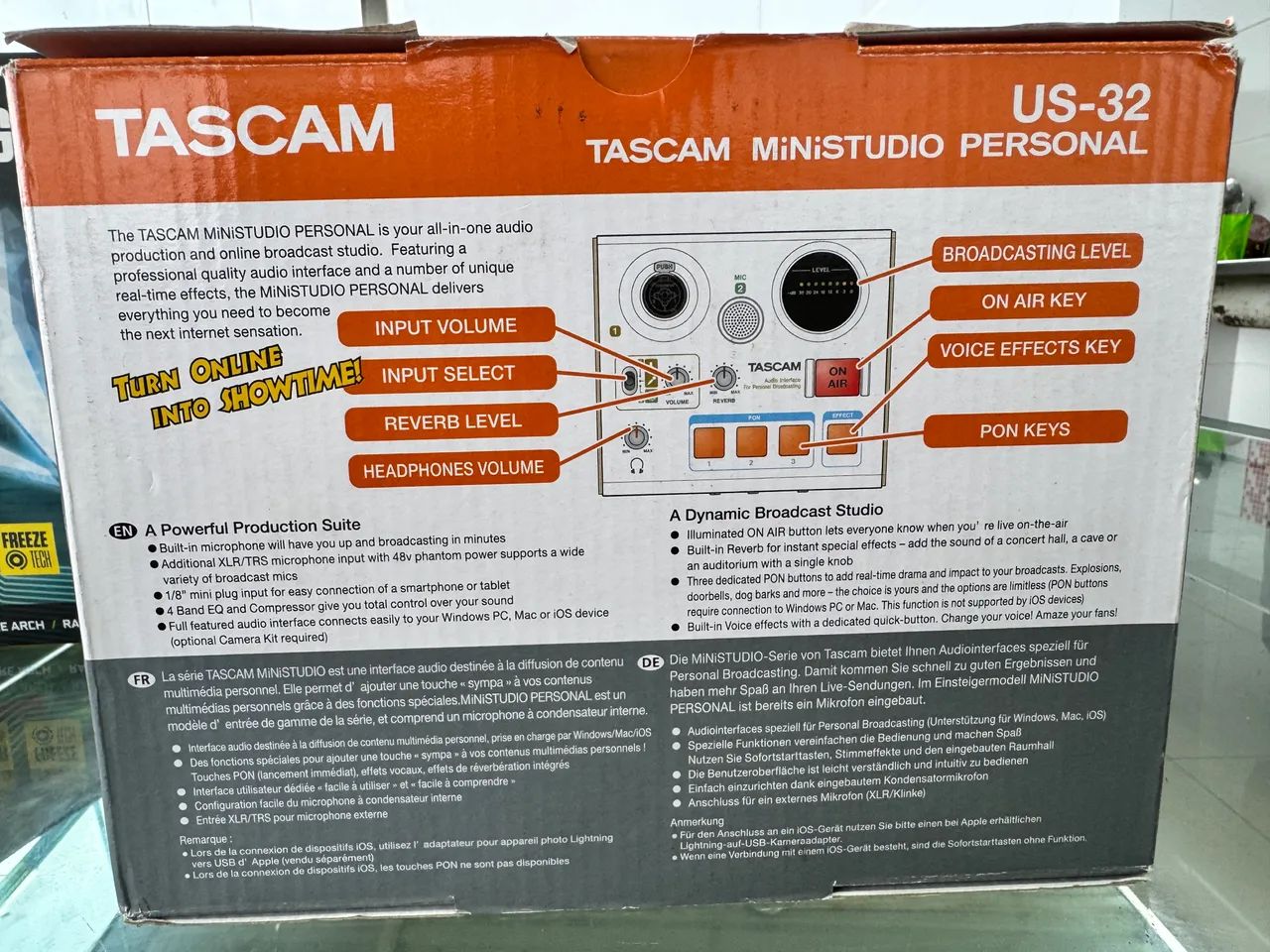 Tascan Us-32 interface de Áudio PodCast - Foto 4
