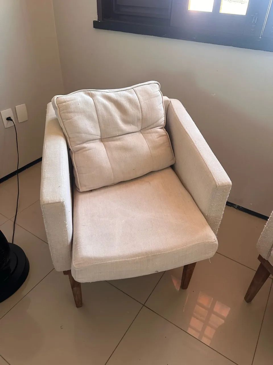 2 cadeiras para sala ou escritório 