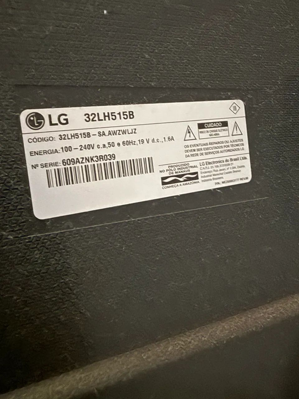 TV LG 32 polegadas - com suporte e antena - Foto 3