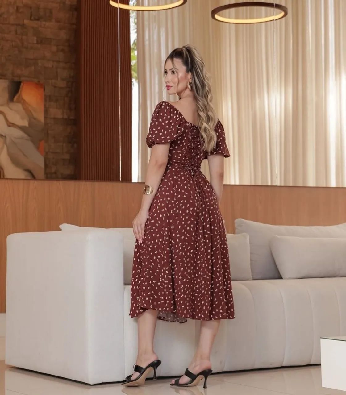 Vestido camponesa Perfeito. - Foto 2