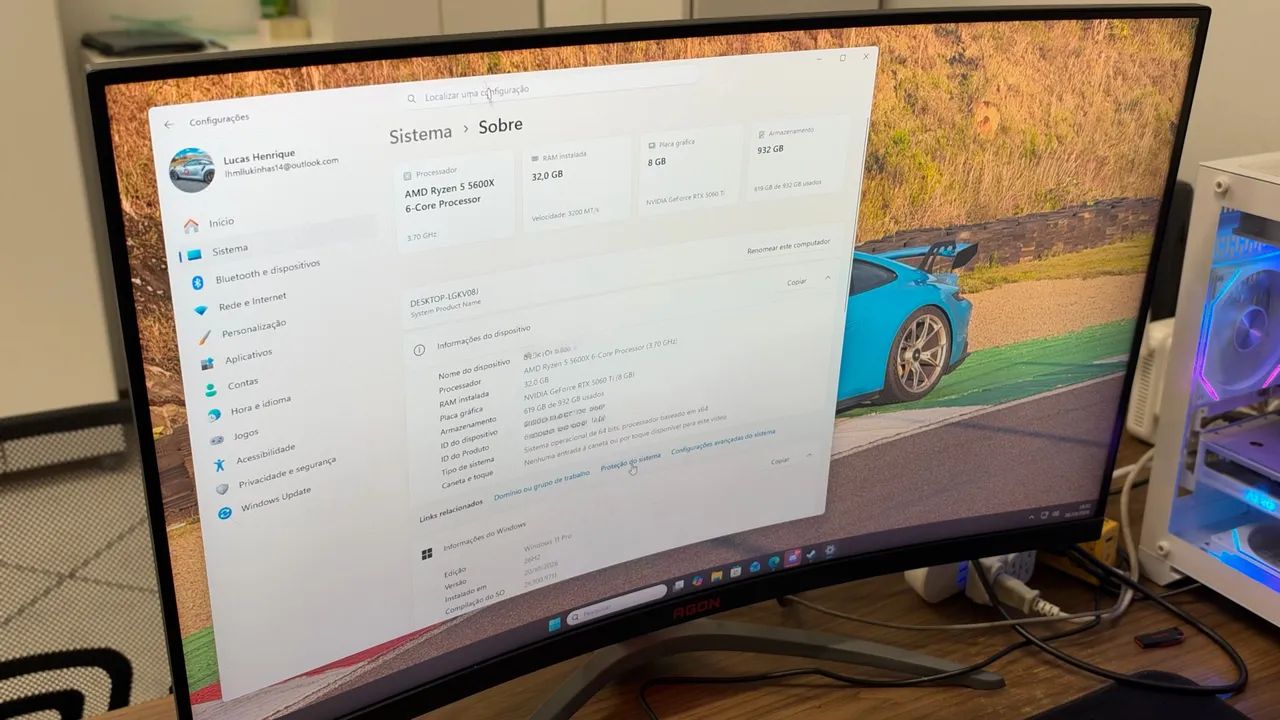 PC GAMER COM RTX 5060ti - Foto 2