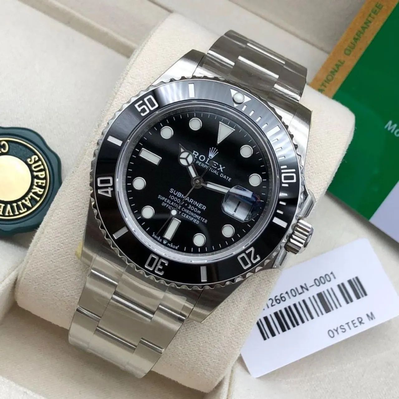 Relógio automático preto Rolex submariner  - Foto 2