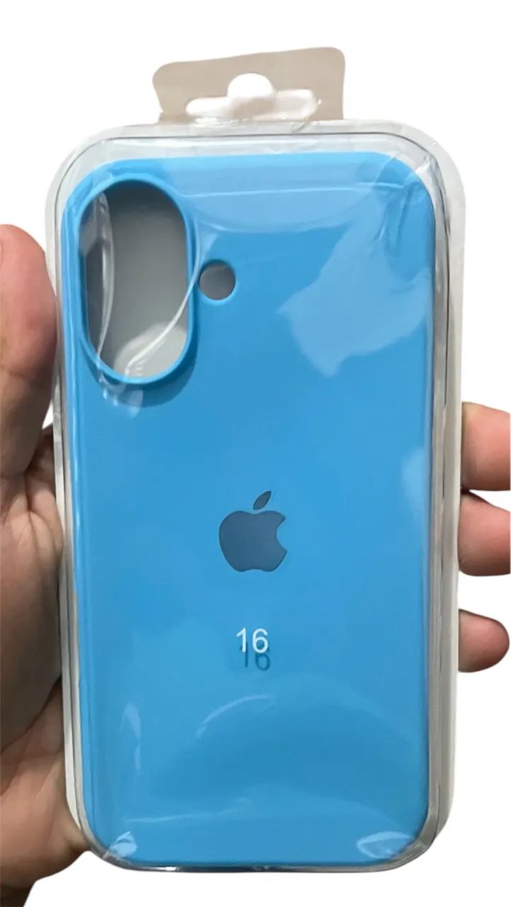 Capinha silicone premium iPhone 16 - Foto 2