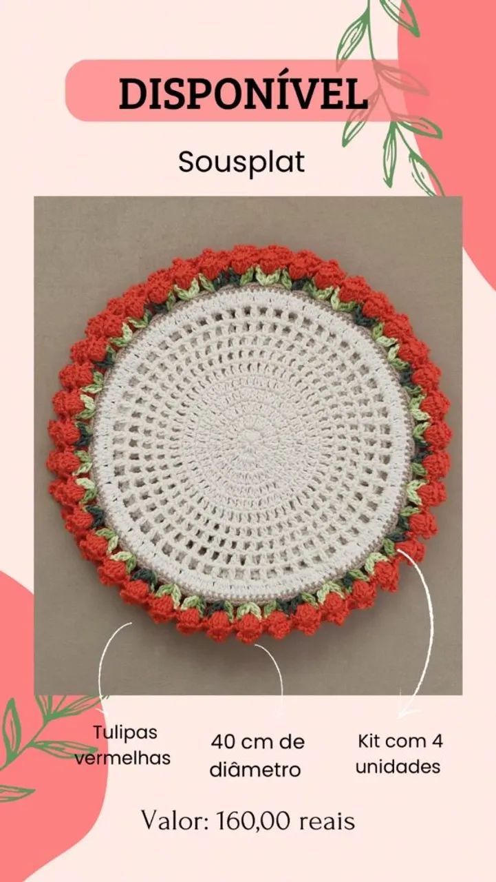 Souplat de crochê  - Foto 3