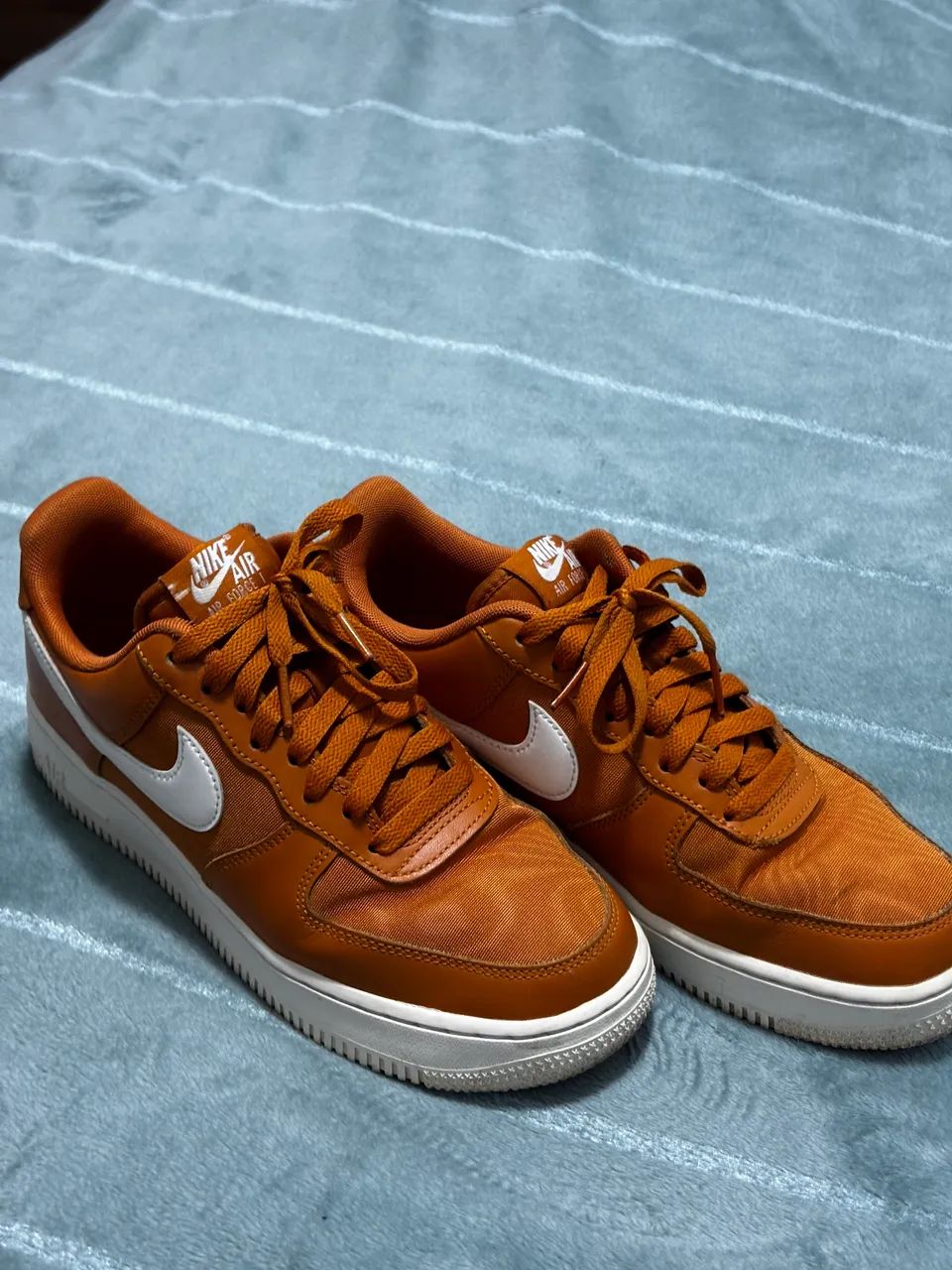 Nike Air Force 1 Low Nylon Orange - Foto 2