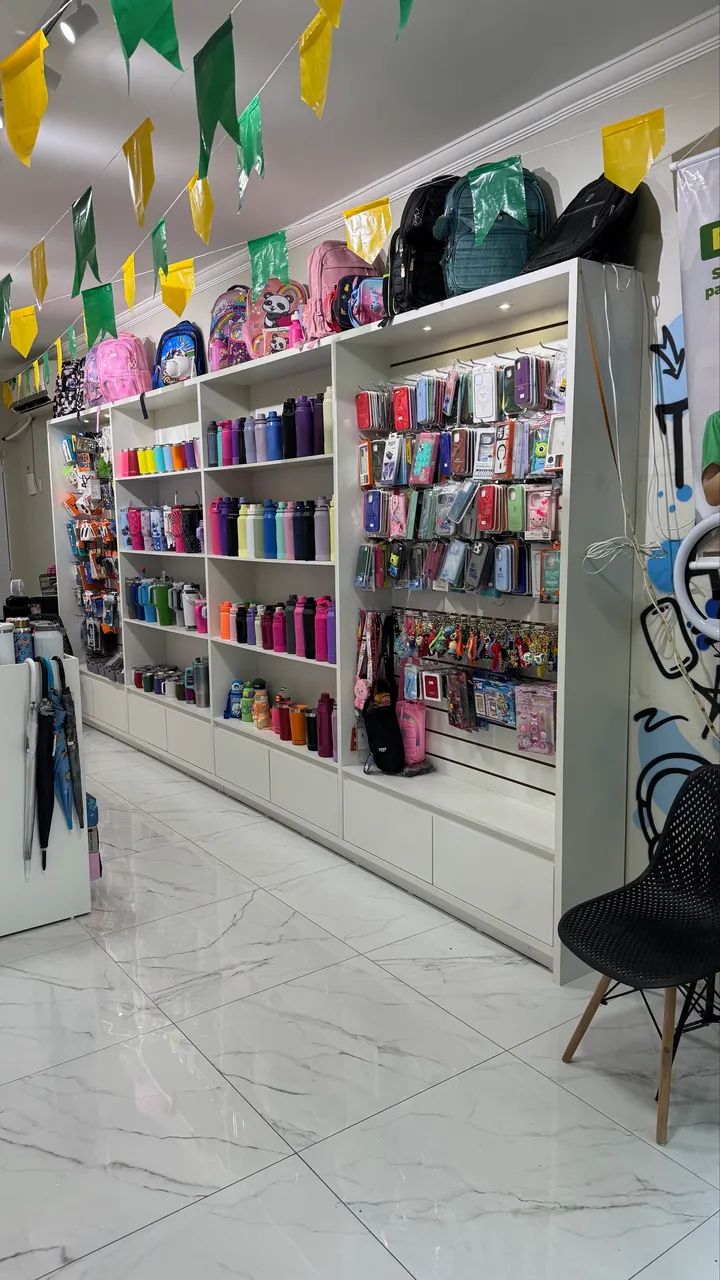 VENDO ou TROCO LOJA COMPLETA DE ACESSÓRIOS PARA CELULAR 