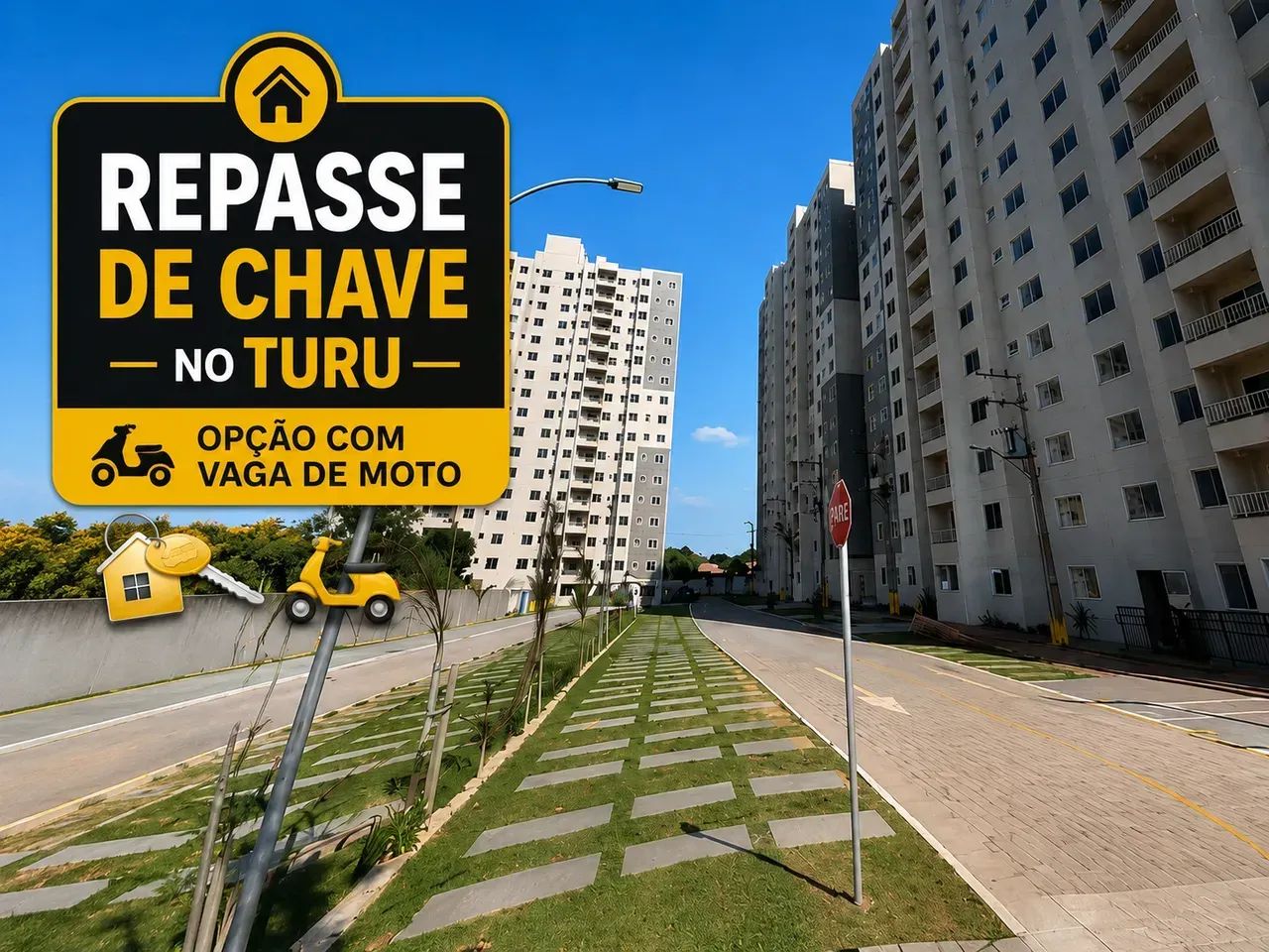 VENDO APARTAMENTO NO TURU / REPASSE DE CHAVE