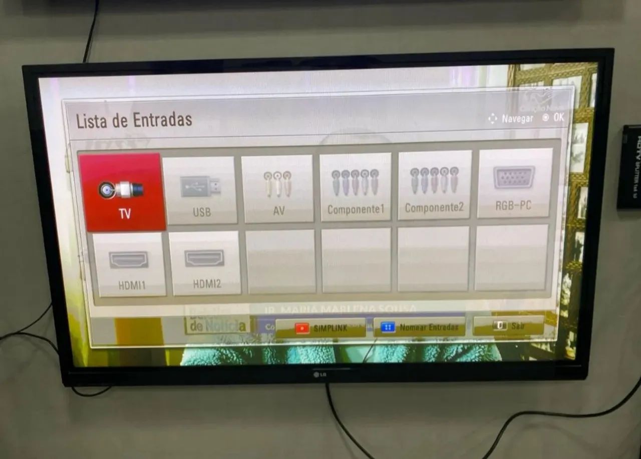 TV LG Plasma 50" 50PN4500 - Funcionando Perfeitamente - Foto 5