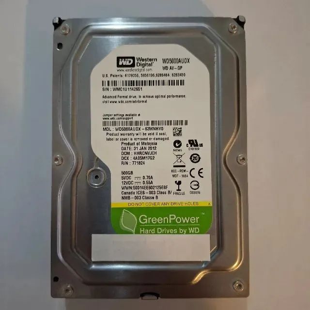 HD 500 GB SATA vários modelos