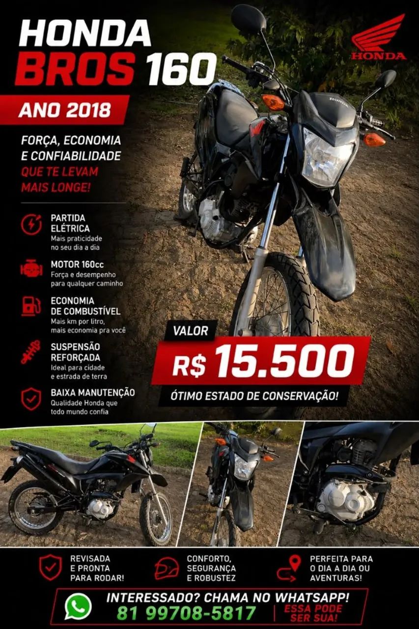 Honda Bros 160 - Foto 4