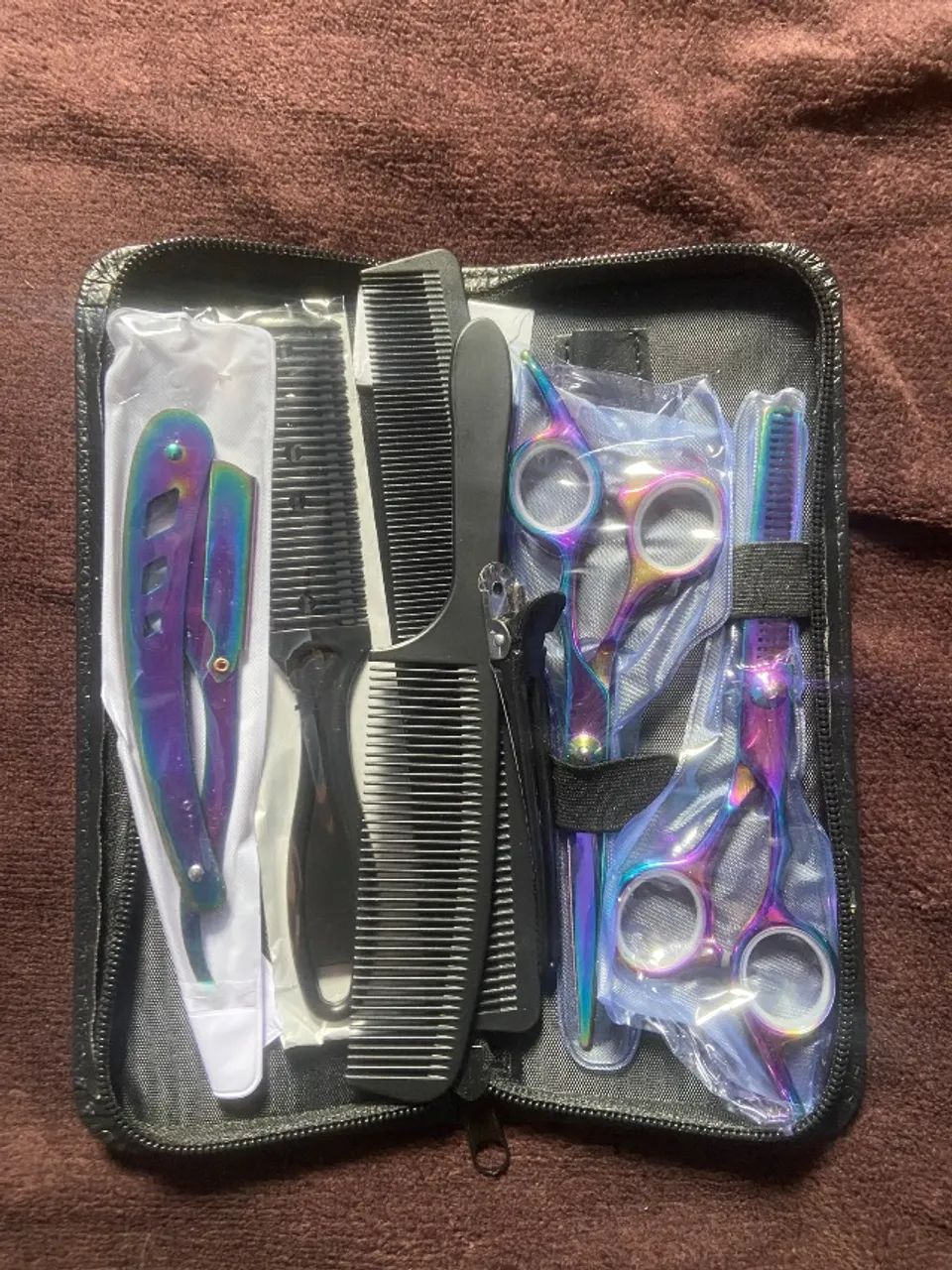 Kit tesoura barbeiro - Promoção  - Foto 5