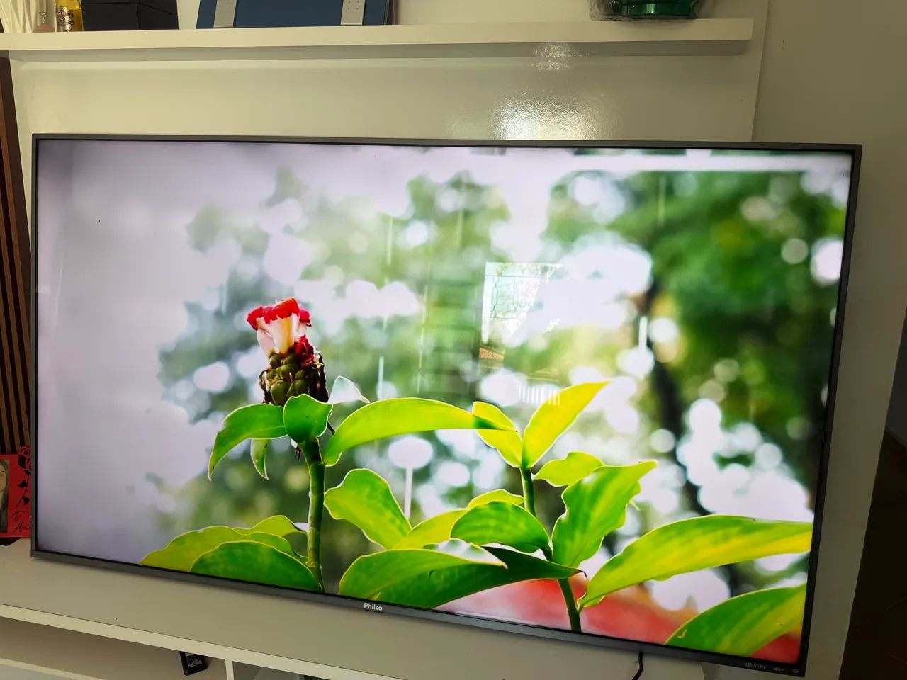 Tv led Philco 4k 60 polegadas Wi-Fi YOUTUBE E NETFLIX controle e suporte de parede ENTREGO - Foto 3