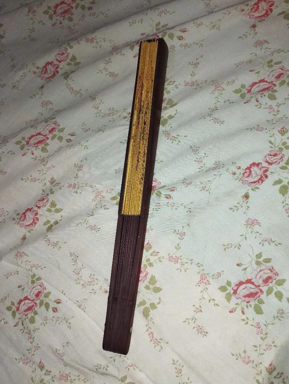 Leque japonês antigo de época. - Foto 5