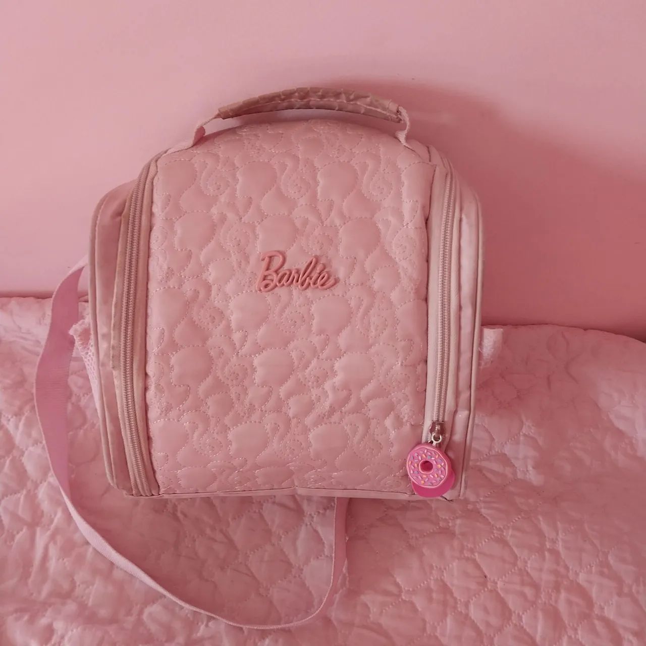 Lancheira rosa da Barbie 