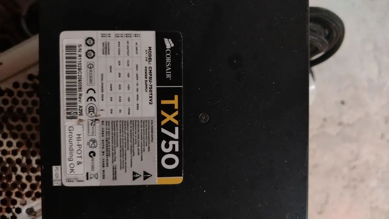 Fonte Corsair Tx750 - Foto 2