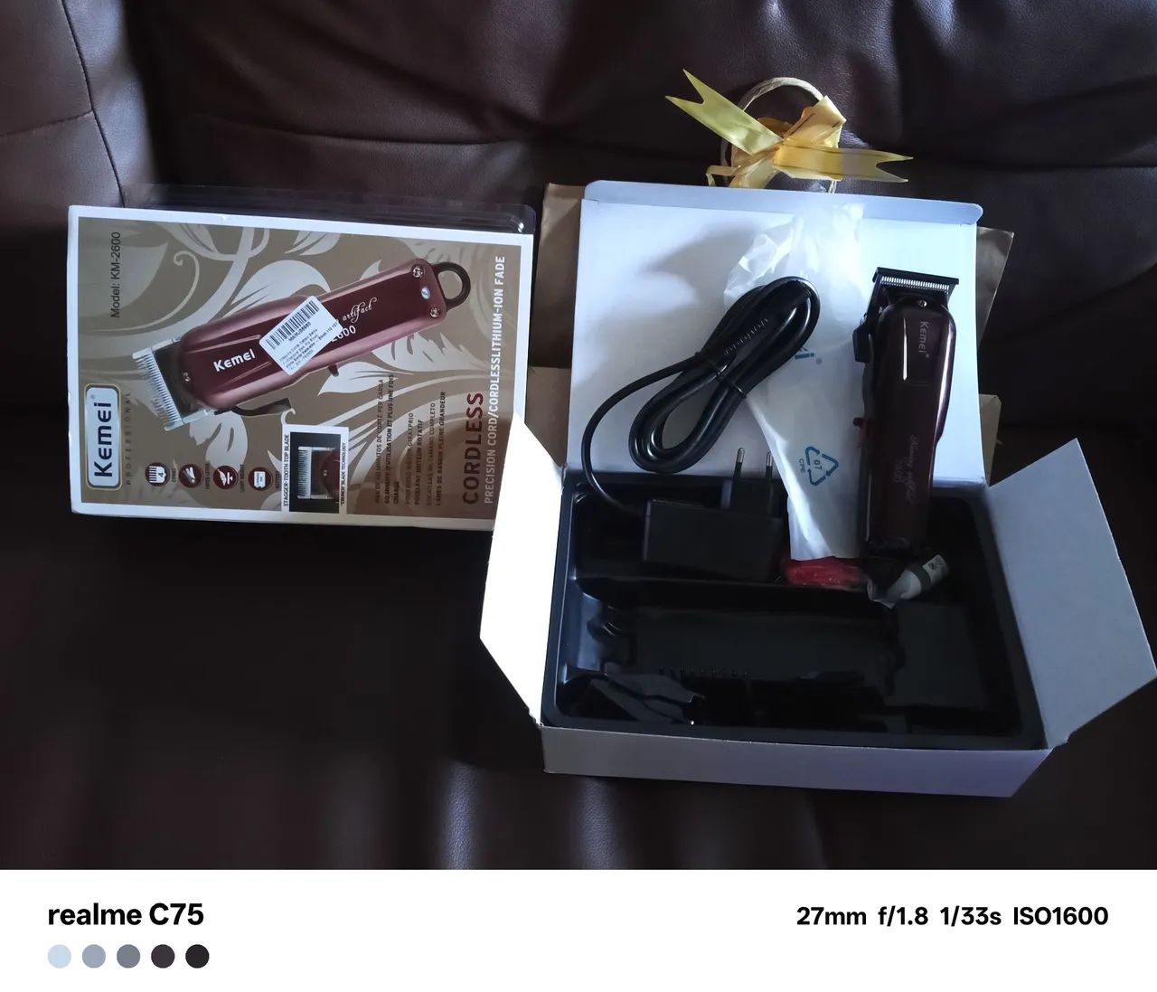 máquina de cortar cabelo da kelme profissional original nova nunca usada zero - Foto 4