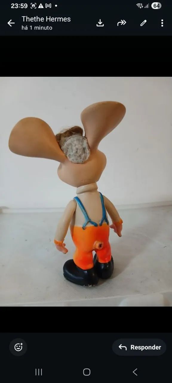 Boneco Topo Gigio raridade - Foto 4