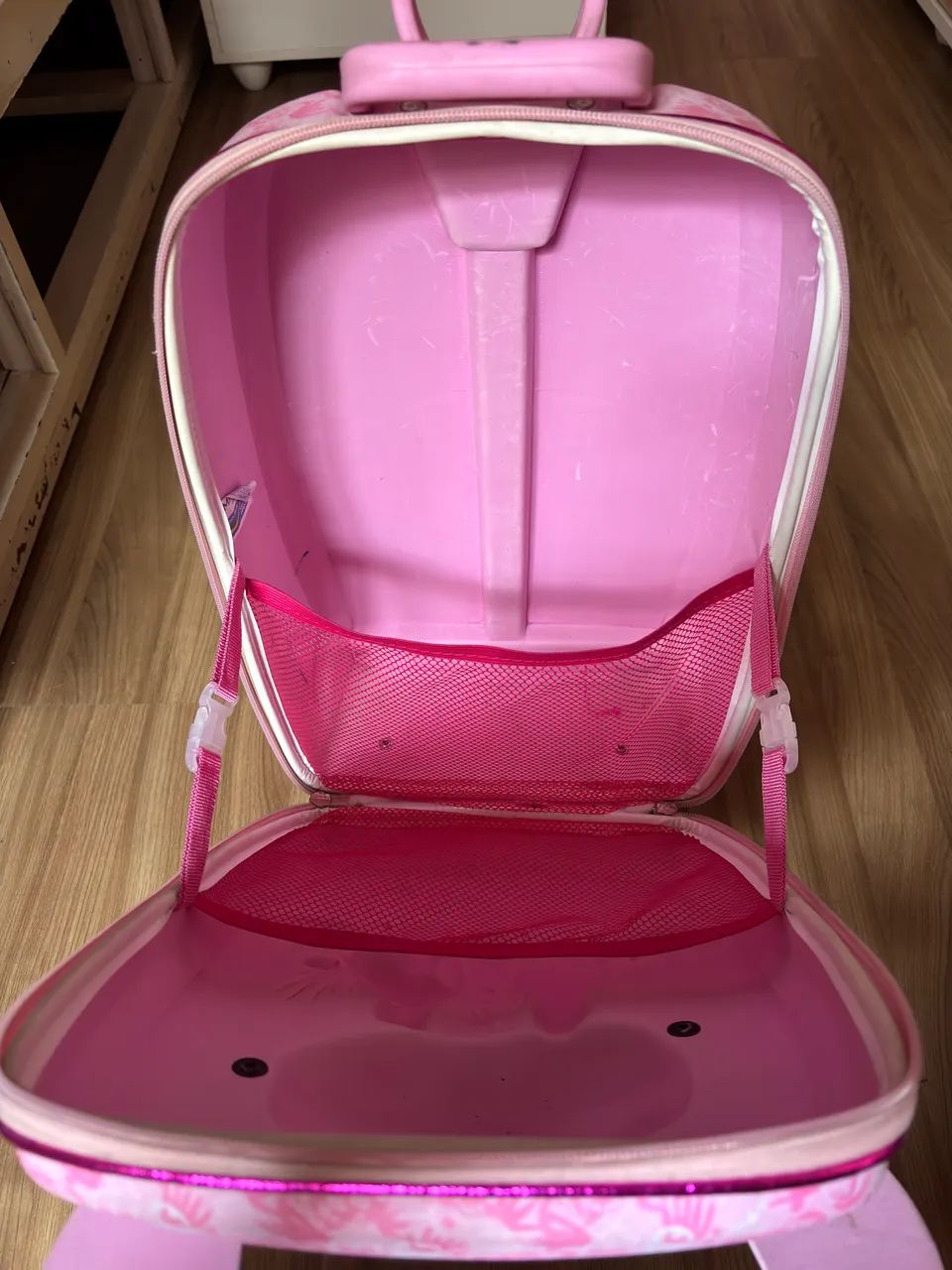 Mochila escolar Stich com rodinhas - Foto 4