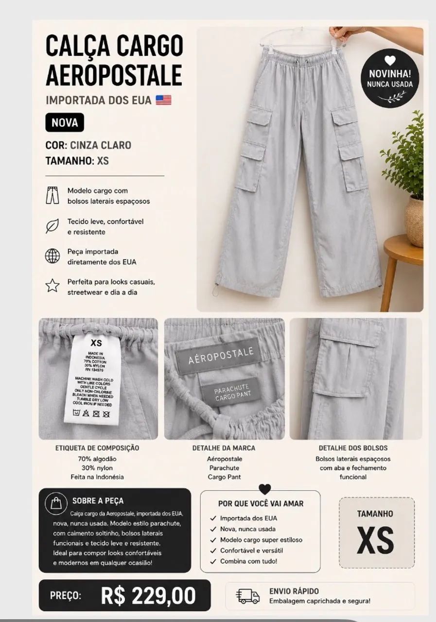 Calça feminina 