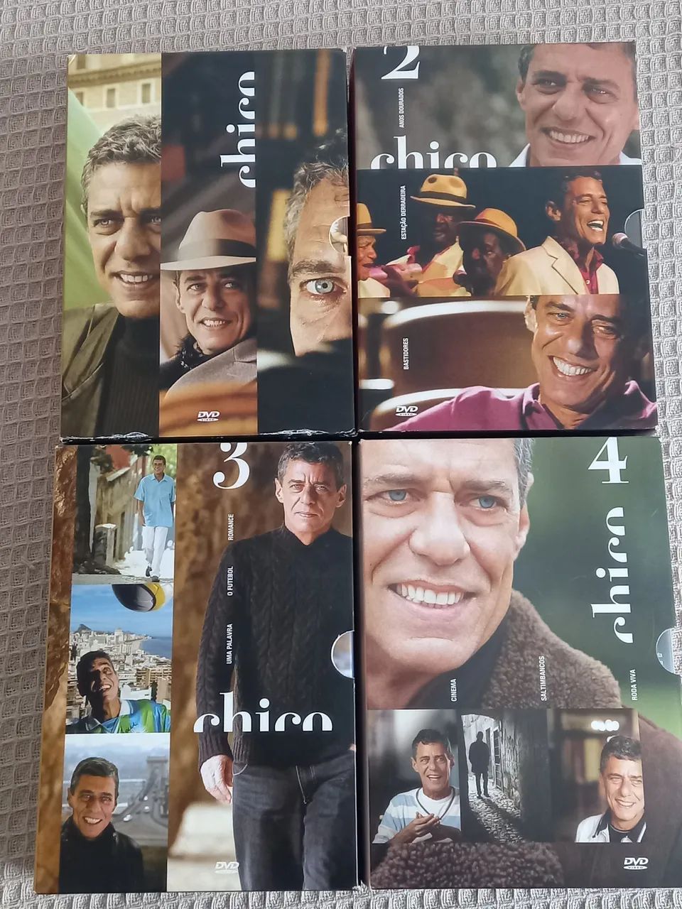 Dvd's Chico Buarque. Emi. Coleção com 4 box completa! Retirada em Taubaté.