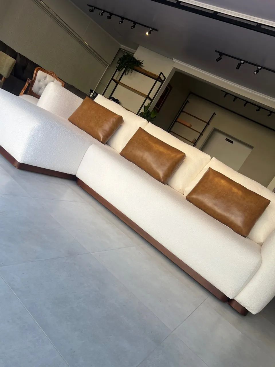 Sofá living / orgânico / boucle / chaise  - Foto 3