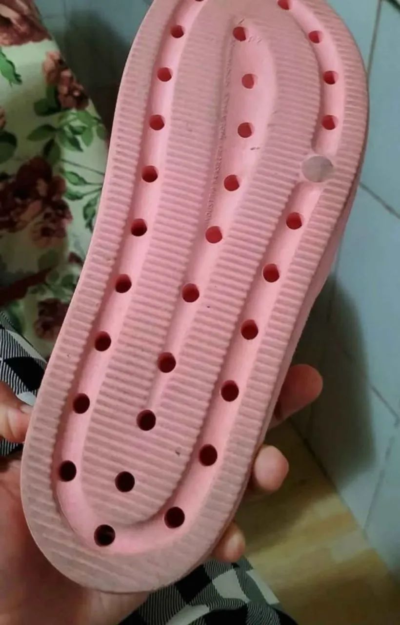 Sandália/ sapato Slide nuvem Rosa 39 Moleca - Foto 3