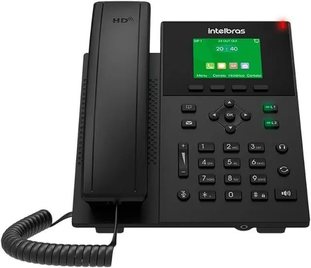intelbras IP Phone V5501 Black Intelbras - Foto 2