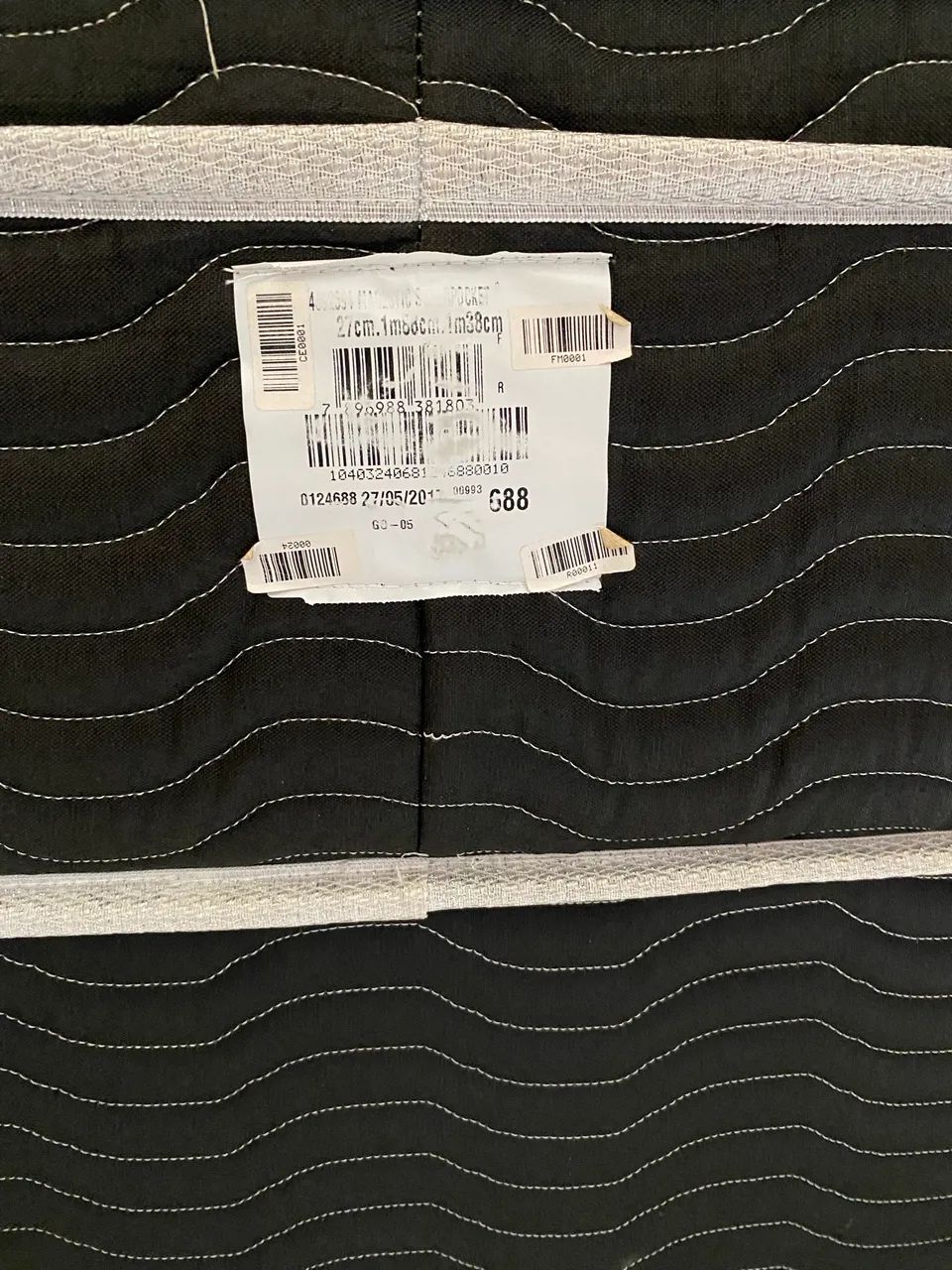 Cama e colchão de casal Ortobom