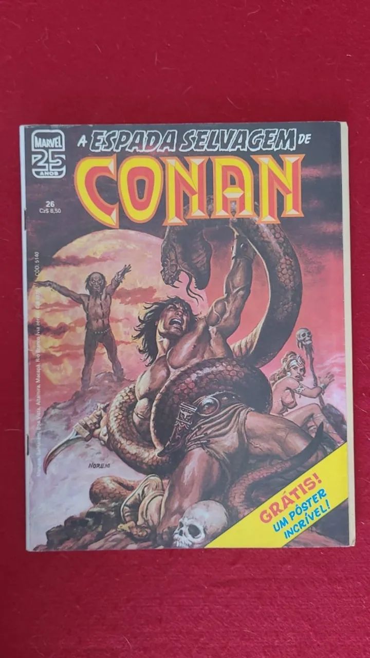 Espada Selvagem de Conan 26 Abril com pôster