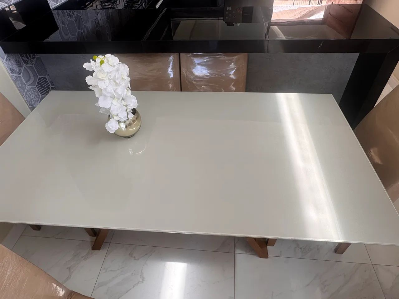 Mesa jantar seis cadeiras  - Foto 4